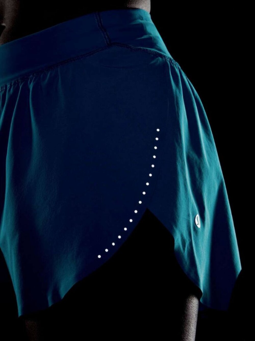 Lululemon Fast and Free High-Rise Split Shorts 3” Hawaiian Blue Medium - Picture 3 of 10